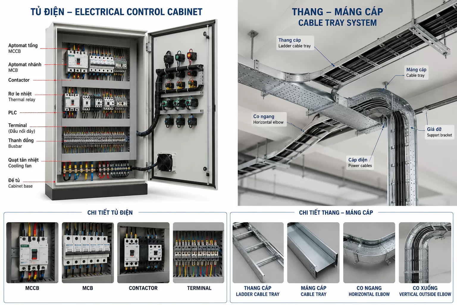 Tủ & thang máng cáp điện